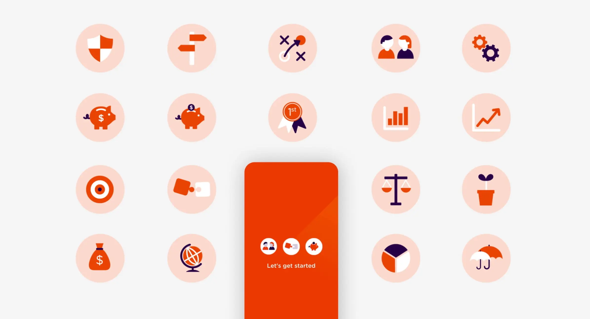 AustralianSuper app and icons