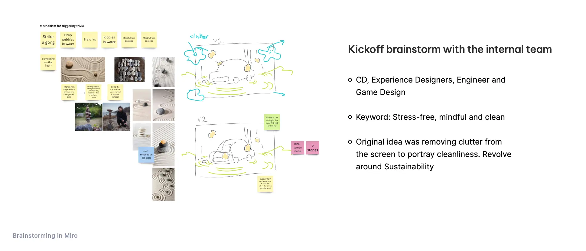 Futher ideation development for the BEV experience